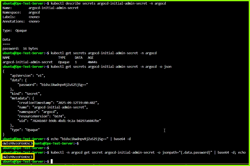 Extract ArgoCD Password
